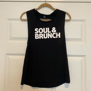SoulCycle Soul & Brunch Tank/ Size Medium